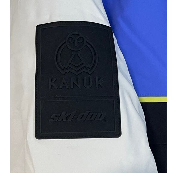 Ski-Doo Mens NWT Size XL Acer x KANUK Insulated Snowmobile Jacket Black Purple - Picture 4 of 9